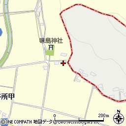 佐賀県嬉野市塩田町大字谷所甲1710周辺の地図