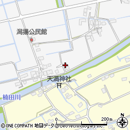 福岡県みやま市高田町江浦1108周辺の地図