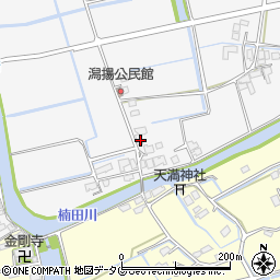 福岡県みやま市高田町江浦1122周辺の地図