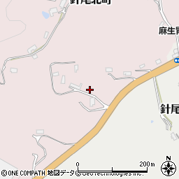 長崎県佐世保市針尾北町3598周辺の地図