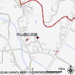 長崎県東彼杵郡川棚町中山郷1280周辺の地図