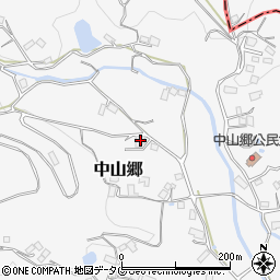 長崎県東彼杵郡川棚町中山郷1380-3周辺の地図