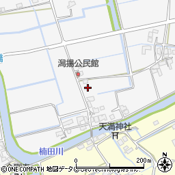 福岡県みやま市高田町江浦1124周辺の地図