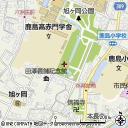 松蔭神社周辺の地図