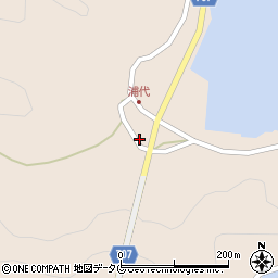 大分県津久見市長目574周辺の地図