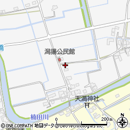 福岡県みやま市高田町江浦1125周辺の地図