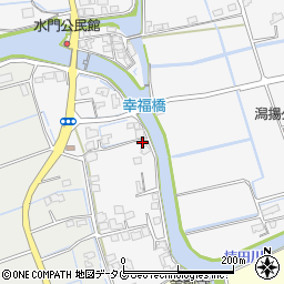 福岡県みやま市高田町江浦1385周辺の地図