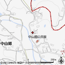 長崎県東彼杵郡川棚町中山郷1319周辺の地図