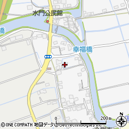 福岡県みやま市高田町江浦1377周辺の地図
