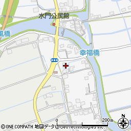 福岡県みやま市高田町江浦1373周辺の地図
