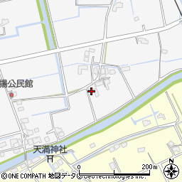 福岡県みやま市高田町江浦1085周辺の地図