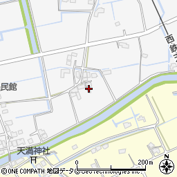 福岡県みやま市高田町江浦1070周辺の地図