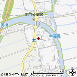 福岡県みやま市高田町江浦1367周辺の地図
