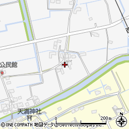 福岡県みやま市高田町江浦1081周辺の地図