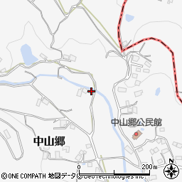 長崎県東彼杵郡川棚町中山郷1341周辺の地図