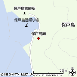 保戸島郵便局周辺の地図