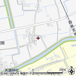 福岡県みやま市高田町江浦1075周辺の地図