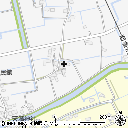 福岡県みやま市高田町江浦1076周辺の地図