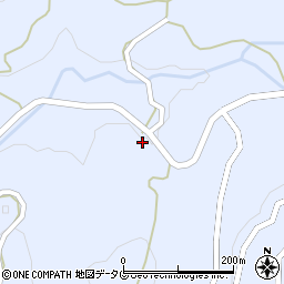 熊本県山鹿市鹿北町岩野4857周辺の地図