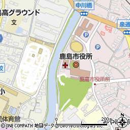 鹿島市役所産業部　産業支援課周辺の地図