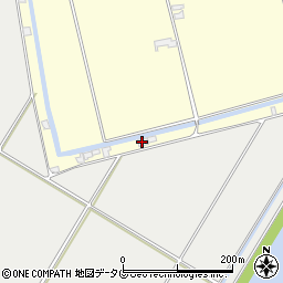 福岡県柳川市大和町中島3176周辺の地図