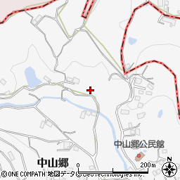 長崎県東彼杵郡川棚町中山郷1360周辺の地図