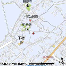 佐賀県嬉野市嬉野町大字下宿周辺の地図