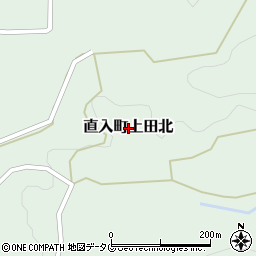 大分県竹田市直入町大字上田北周辺の地図