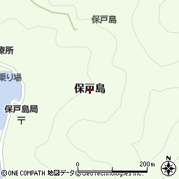 大分県津久見市保戸島周辺の地図