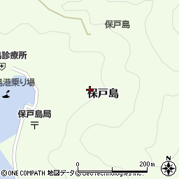 大分県津久見市保戸島1424-1周辺の地図