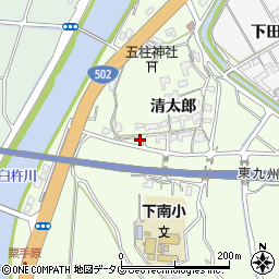 大分県臼杵市清太郎799-1周辺の地図