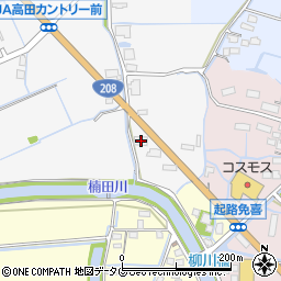 福岡県みやま市高田町江浦293周辺の地図