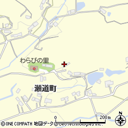 長崎県佐世保市瀬道町周辺の地図