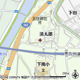 大分県臼杵市清太郎787周辺の地図