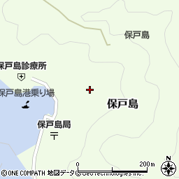大分県津久見市保戸島1464-6周辺の地図