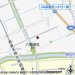 福岡県みやま市高田町江浦325周辺の地図