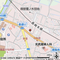 鹿島泉通郵便局 ＡＴＭ周辺の地図