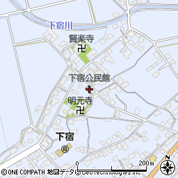 下宿公民館周辺の地図