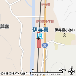 伊与喜駅周辺の地図