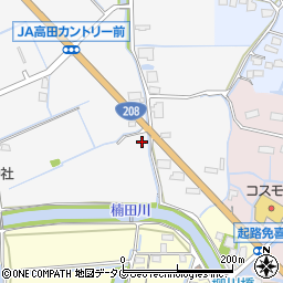 福岡県みやま市高田町江浦291周辺の地図