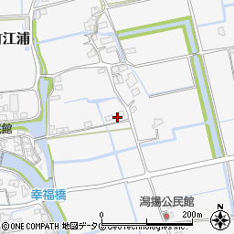 福岡県みやま市高田町江浦1215周辺の地図