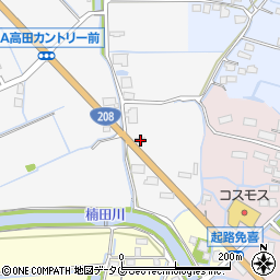 福岡県みやま市高田町江浦286周辺の地図