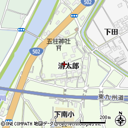 大分県臼杵市清太郎732周辺の地図