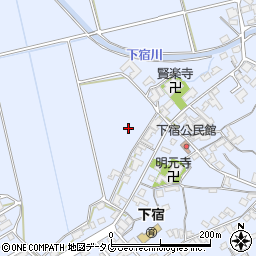 佐賀県嬉野市嬉野町大字下宿（甲）周辺の地図
