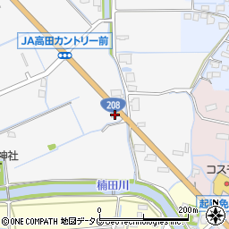 福岡県みやま市高田町江浦344周辺の地図