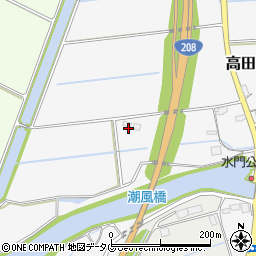 福岡県みやま市高田町江浦1590周辺の地図