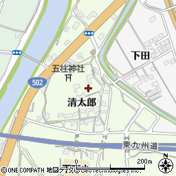 大分県臼杵市清太郎751-1周辺の地図