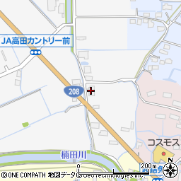 福岡県みやま市高田町江浦280-1周辺の地図