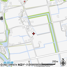 福岡県みやま市高田町江浦1238周辺の地図
