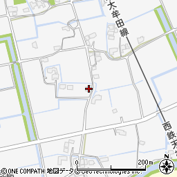 福岡県みやま市高田町江浦1035周辺の地図